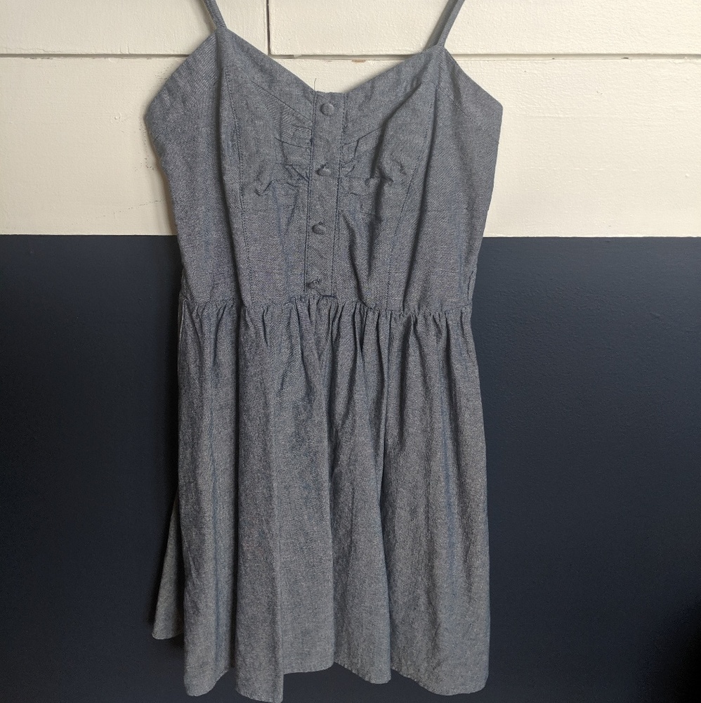 Chambray Summer Dress XS